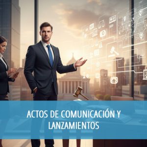 Actos de comunicación y lanzamientos