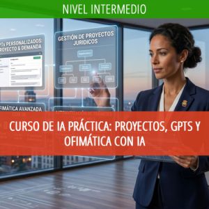 Curso de IA práctica: proyectos, GPTs y ofimática con IA (nivel intermedio)