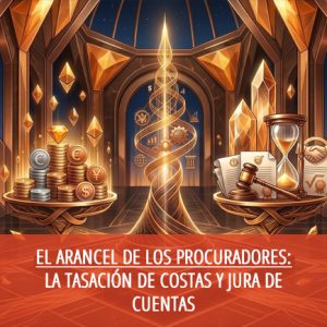 El arancel de los procuradores: la tasación de costas y jura de cuentas