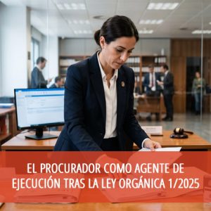 El procurador como agente de ejecución tras la Ley Orgánica 1/2025